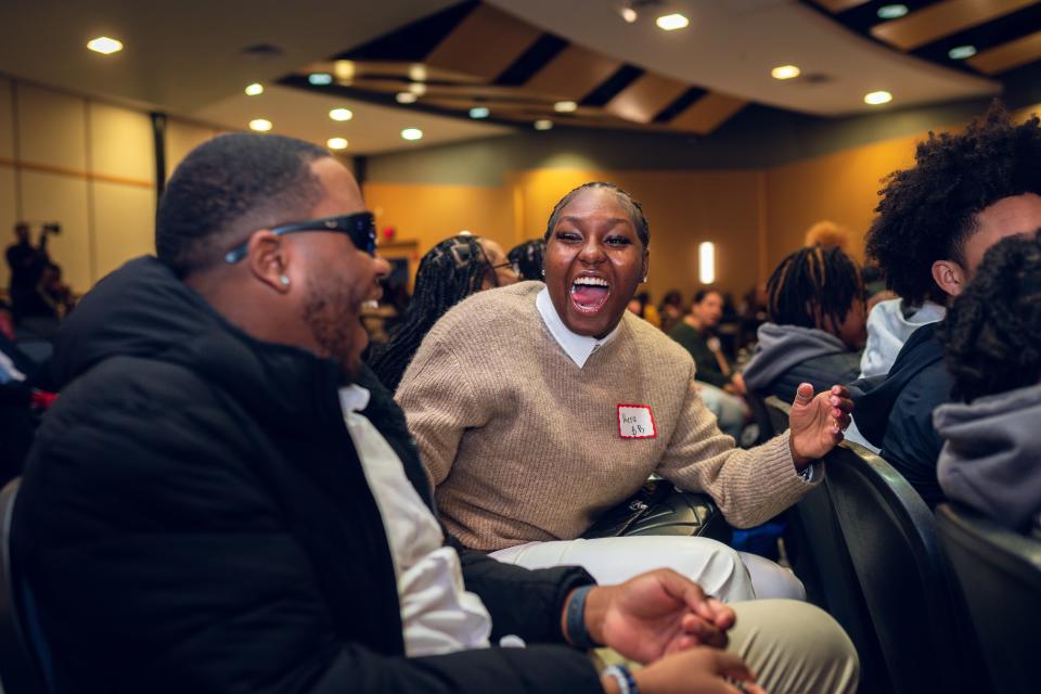 The Black Student Summit is an all-day affair hosted by the Delaware Racial Justice Collaborative and United Way, bringing together hundreds of students, educators and advisers to amplify voices in Black Student Unions and associations across school systems in the state. The second-annual event was hosted March 18, 2023, at St. Georges Technical High School in Middletown.