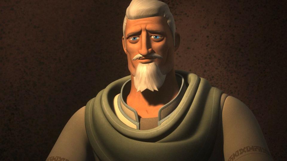 The white-bearded Governor Azadi on Star Wars Rebels