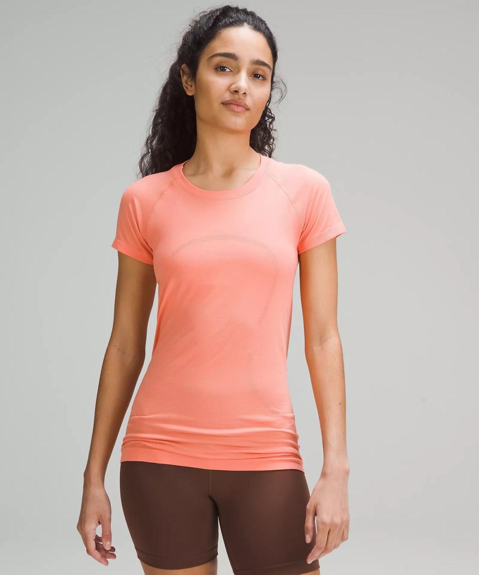 <p><a href="https://go.redirectingat.com?id=74968X1596630&url=https%3A%2F%2Fshop.lululemon.com%2Fp%2Ftops-short-sleeve%2FSwiftly-Tech-SS-2-MD%2F_%2Fprod9940024&sref=https%3A%2F%2Fwww.cosmopolitan.com%2Fstyle-beauty%2Ffashion%2Fg43724851%2Flululemon-memorial-day-sales%2F" rel="nofollow noopener" target="_blank" data-ylk="slk:Shop Now;elm:context_link;itc:0;sec:content-canvas" class="link ">Shop Now</a></p><p>Swiftly Tech Short Sleeve Shirt 2.0</p><p>$54.00</p><p>lululemon.com</p>