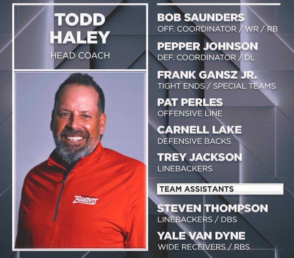 Tampa Bay Bandits — Todd Haley