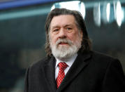 <p>Royle Family actor Ricky Tomlinson before the match </p>