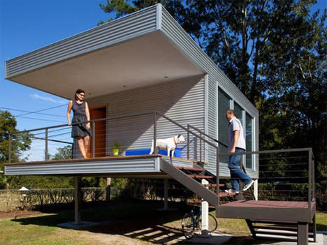 elevated backyard office