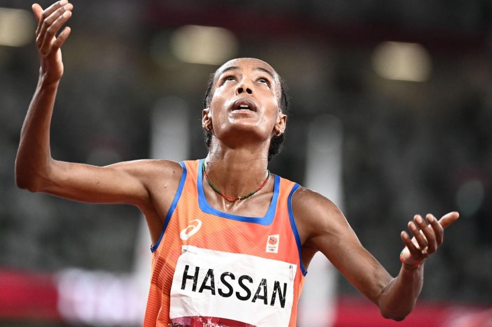 Sifan Hassan, multi-champion on the track, will make her marathon debut (AFP via Getty Images)