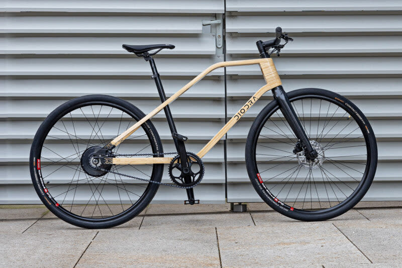 Diodra S3 lightweight simple bamboo ebike, made-in-EU