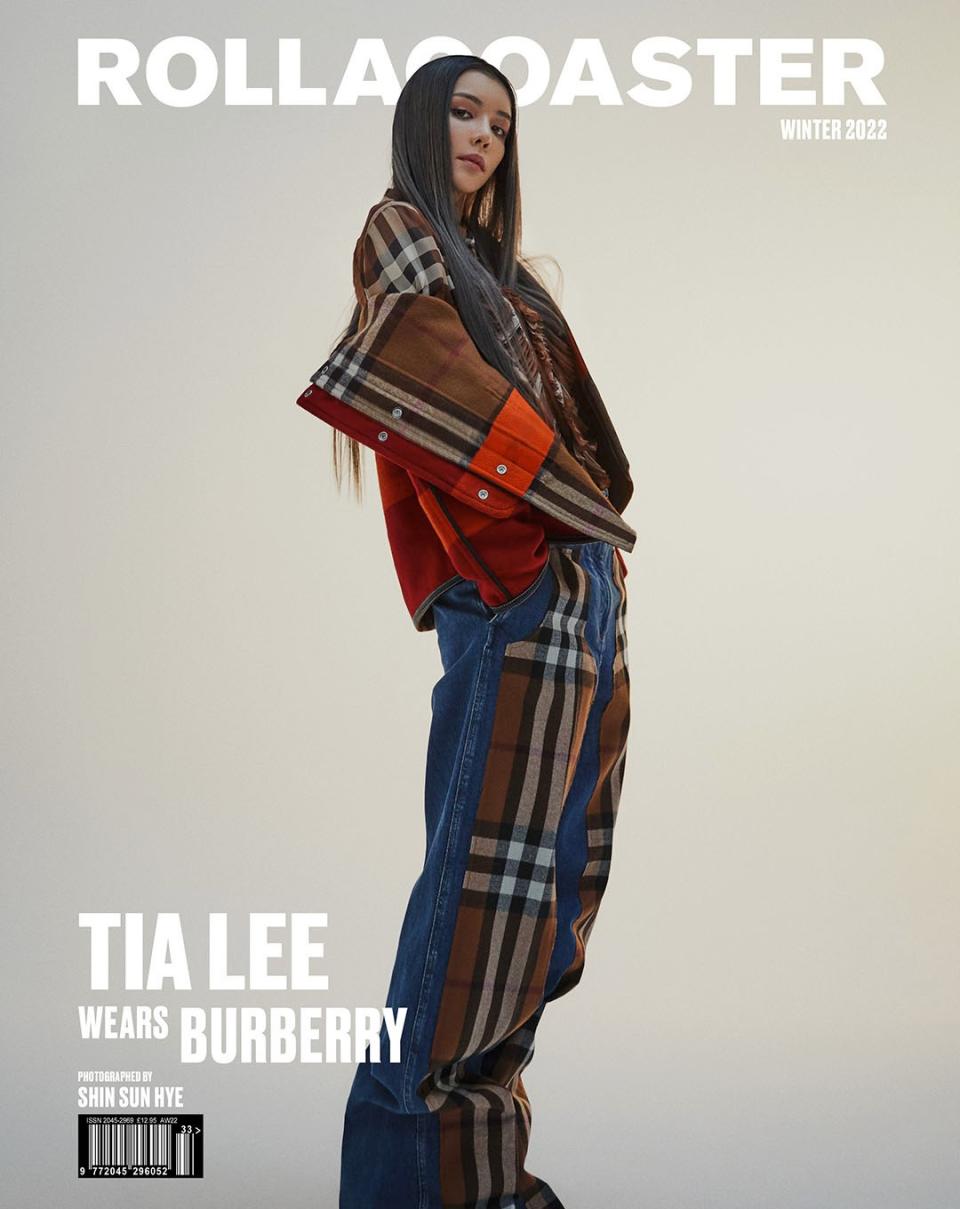 Tia Lee on the cover of Rollacoaster. Photo: Rollacoaster