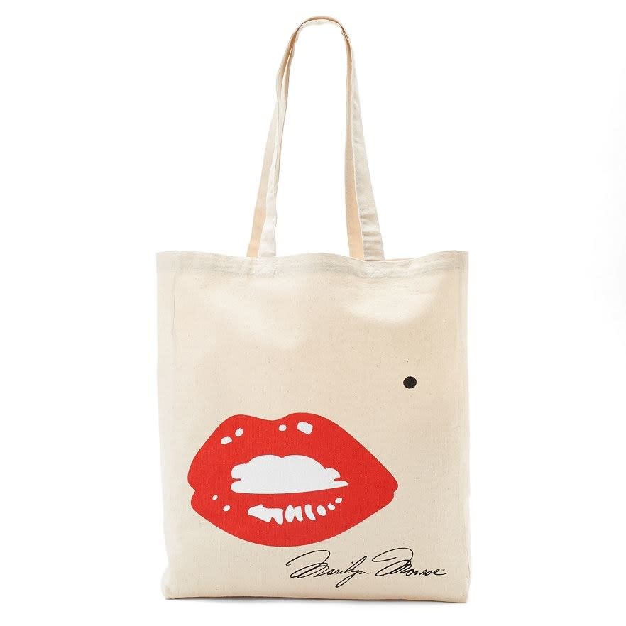 Marilyn Monroe Lips & Signature Reusable Tote