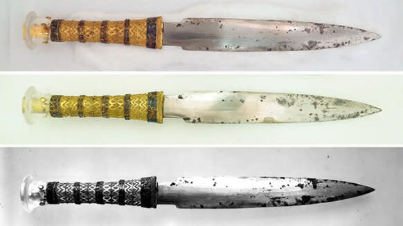 Liz King Tut's dagger