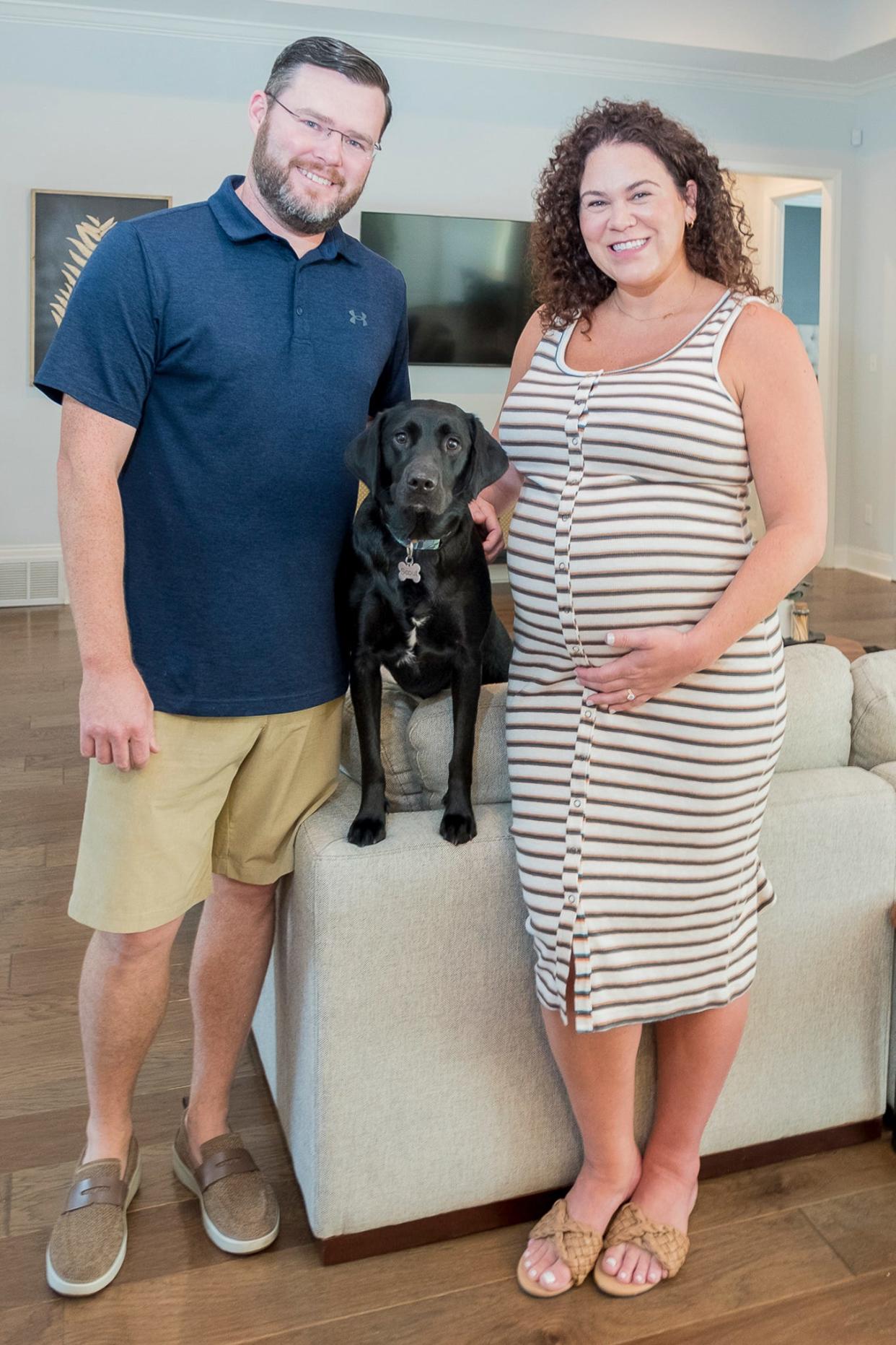 Michael and Rachel Kelly, and their canine companion Scout, love their new home in Lakeland.