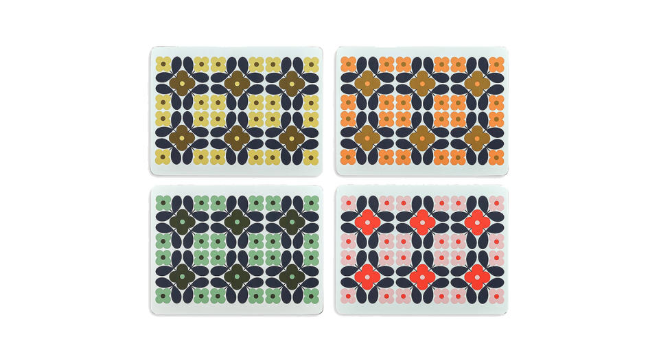 Orla Kiely Cork-Backed Flower Tile Placemat