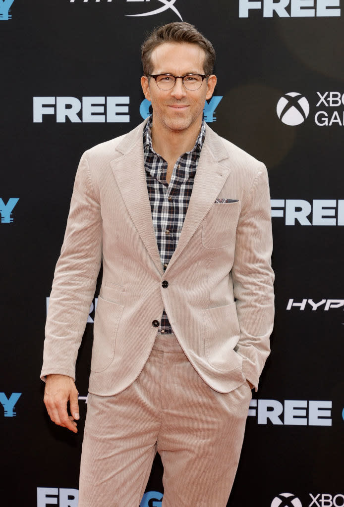 Ryan Reynolds attends the "Free Guy" New York Premiere