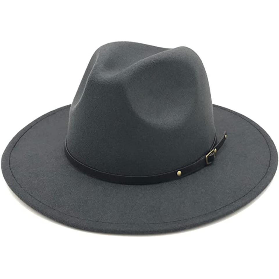 Lisianthus Women Belt Buckle Fedora Hat