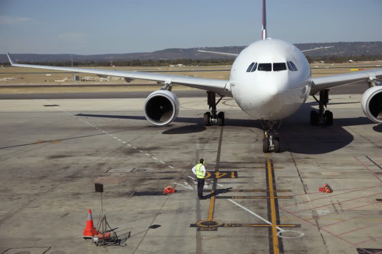 Airplane on tarmac