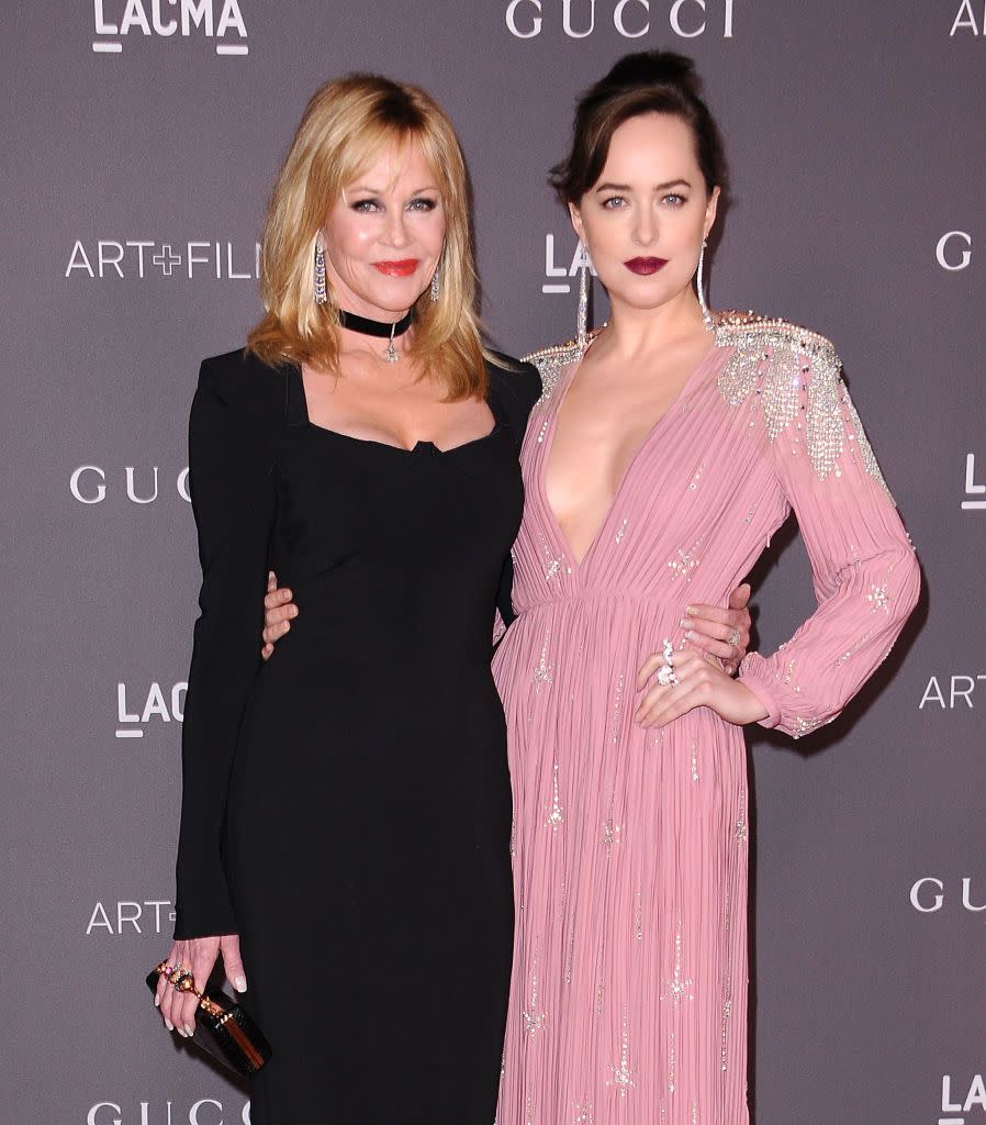 Dakota Johnson and Melanie Griffith