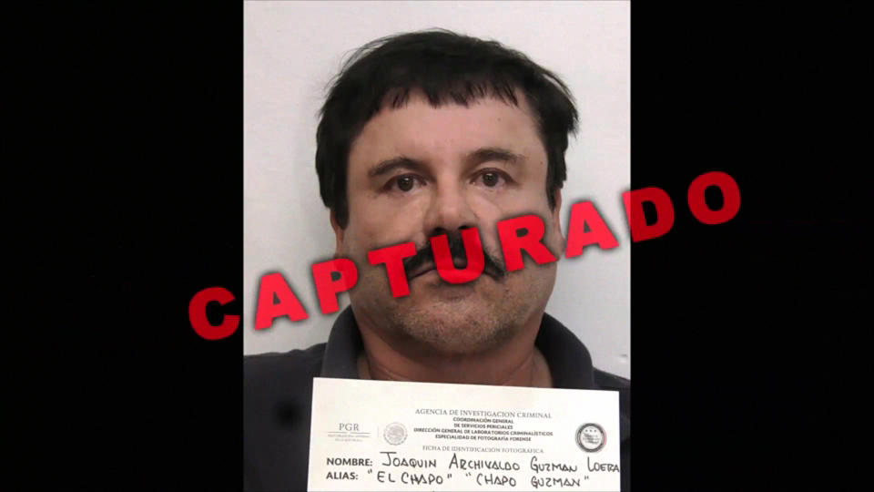 Imagen del exjefe narco mexicano Joaquín “El Chapo” Guzmán en la prisión federal mexicana Altiplano difundida por la Procuraduría General de México el 27 de enero de 2016, luego de su primera fuga de prisión en 2015 y recaptura el 8 de enero de 2016 (ATTORNEY GENERAL OFFICE/AFP/Archivos | PGR)