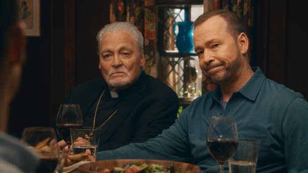 <p> Stacy Keach as Archbishop Kearns and Donnie Wahlberg as Danny Reagan</p><p>Photo: CBS ©2022</p>