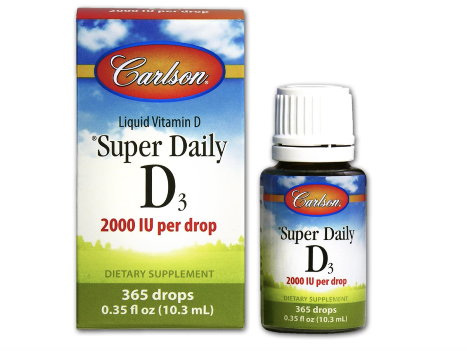 7) Carlson Labs Super Daily D3 Liquid Vitamin D Drops