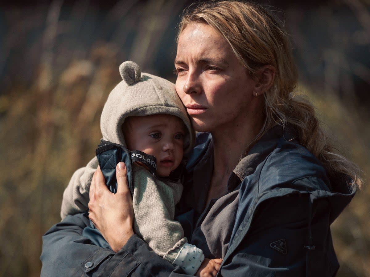 Comer plays a mother who is forced into a battle of survival with her son in ‘The End We Start From’  (Signature Entertainment)