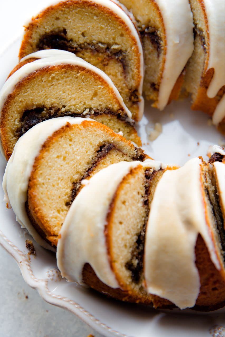 Chai Cinnamon Swirl Bundt Cake