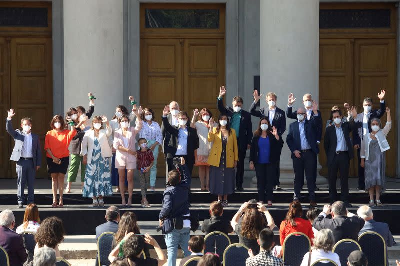 Chilean President-elect Gabriel Boric presents his first cabinet in Santiago