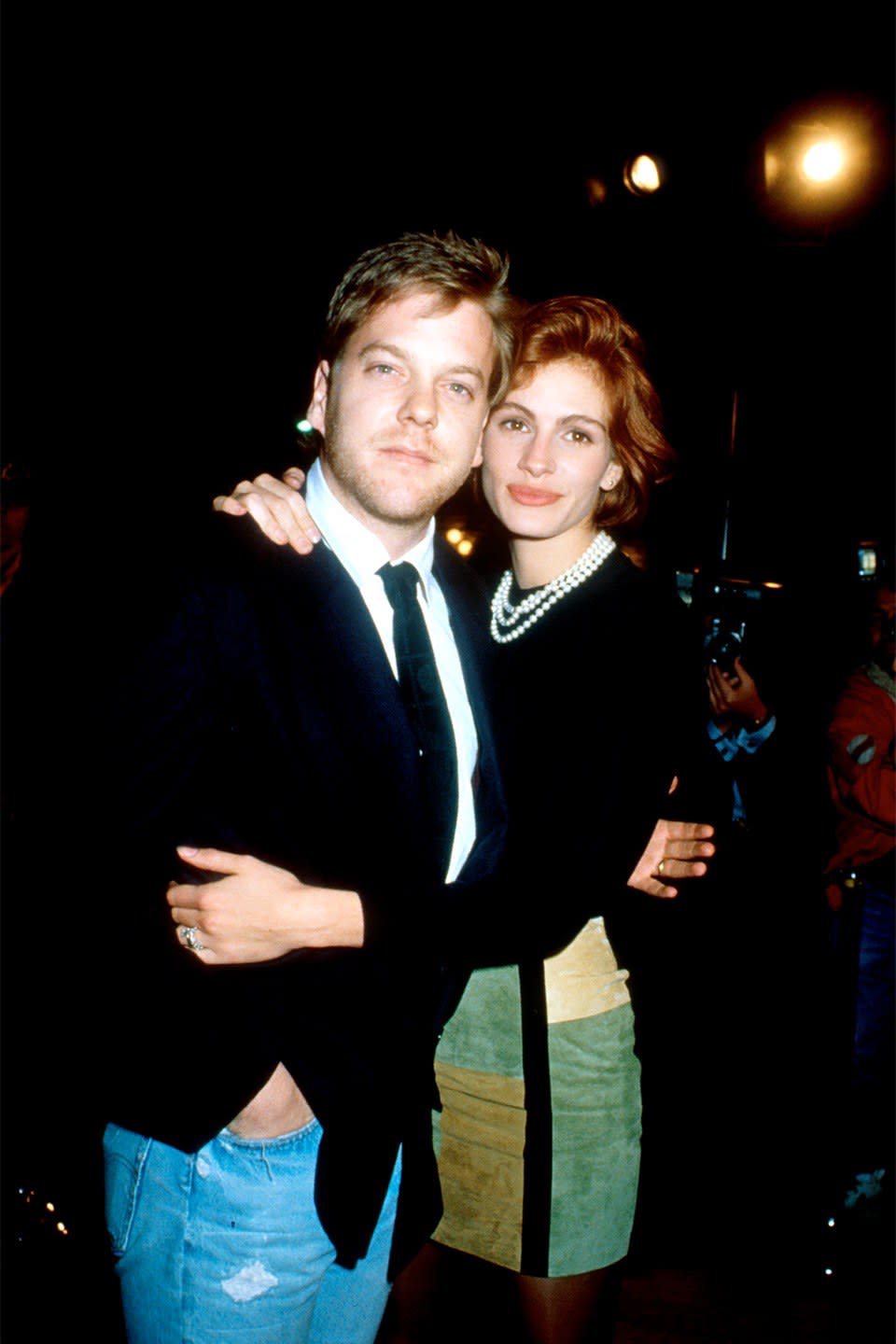 Kiefer Sutherland and Julia Roberts