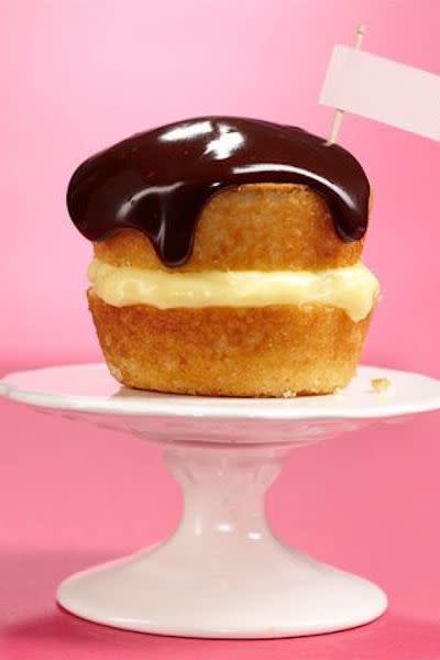 <p>Everything tastes better in miniature form, including this adorable Boston creme cupcake.</p><p><a href="https://www.womansday.com/food-recipes/food-drinks/recipes/a12899/boston-cream-cupcakes-recipe-wdy0514/" rel="nofollow noopener" target="_blank" data-ylk="slk:Get the Boston Creme Cupcakes recipe.;elm:context_link;itc:0;sec:content-canvas" class="link "><em><strong>Get the Boston Creme Cupcakes recipe.</strong></em></a></p>