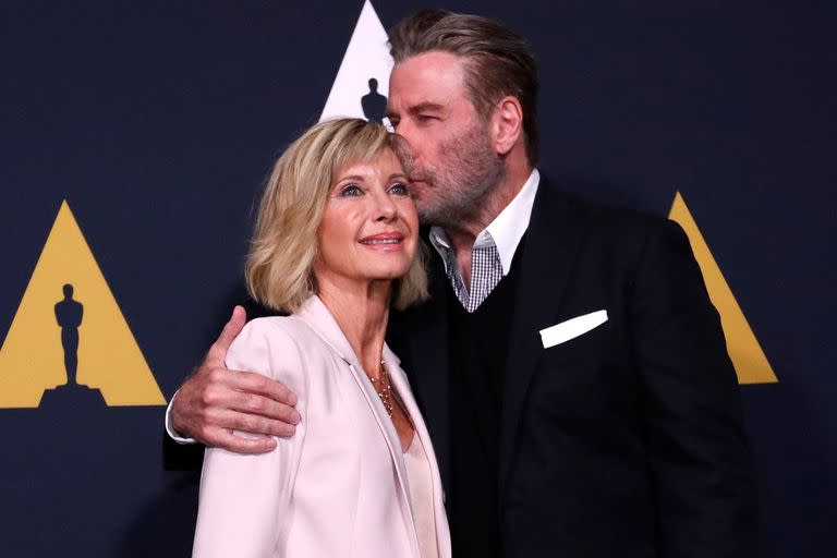 John Travolta y Olivia Newton-John