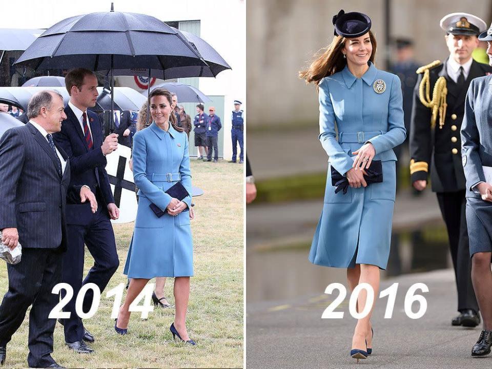 Les tenues préférées de la duchesse de Cambridge qu'elle n'a pas hésité à ressortir en 2016