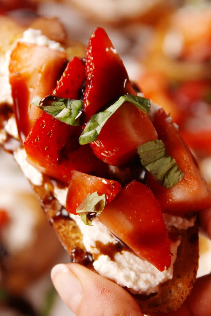 Strawberry Balsamic Bruschetta