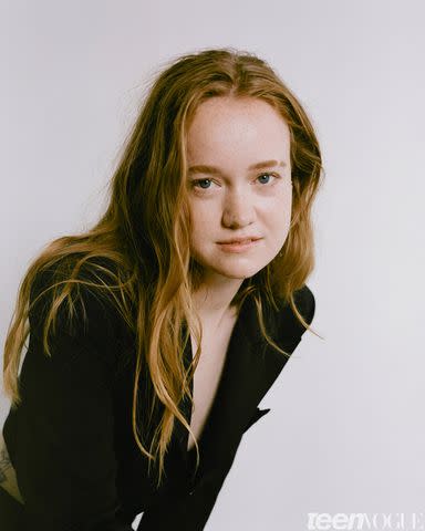 <p>JJ Geiger/Teen Vogue</p> Liv Hewson posing for Teen Vogue