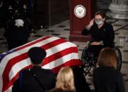 Body of late Justice Ruth Bader Ginsburg lies in state at U.S. Capitol