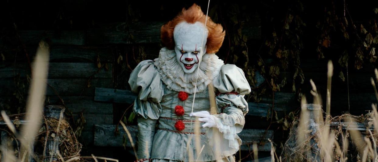 Bill Skarsgård as Pennywise in It (Credit: Warner Bros/New Line)