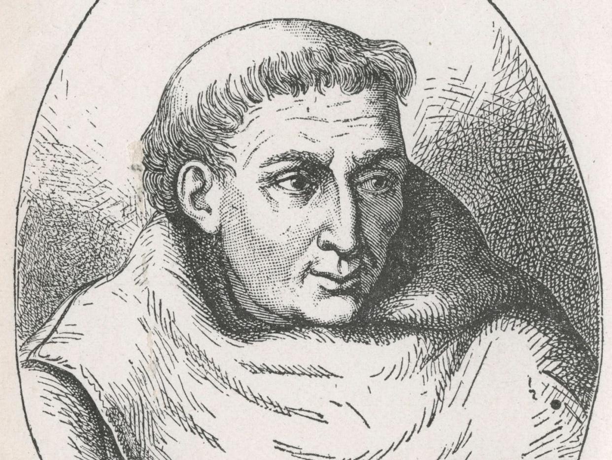 <span class="caption">English scientist Roger Bacon believed everyone has a responsibility to think for themselves.</span> <span class="attribution"><a class="link " href="https://commons.wikimedia.org/wiki/File:Bacon,_Roger_CIPA0464.jpg" rel="nofollow noopener" target="_blank" data-ylk="slk:Bibliothèque interuniversitaire de santé;elm:context_link;itc:0;sec:content-canvas"> Bibliothèque interuniversitaire de santé</a>, <a class="link " href="http://creativecommons.org/licenses/by/4.0/" rel="nofollow noopener" target="_blank" data-ylk="slk:CC BY;elm:context_link;itc:0;sec:content-canvas">CC BY</a></span>