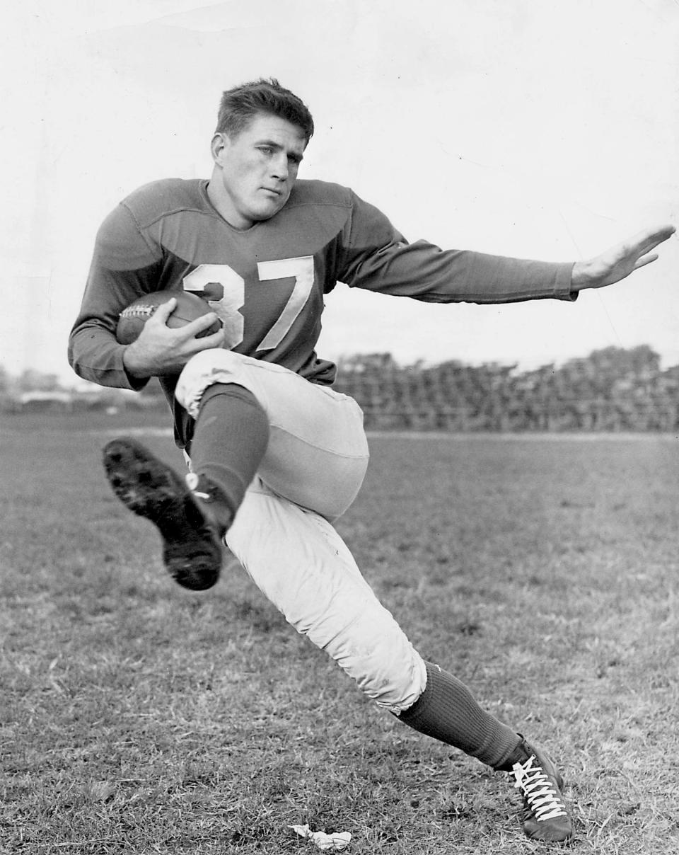 Doak Walker, a Heisman Trophy winner from Southern Methodist, won two NFL titles during his six seasons w/the Lions.