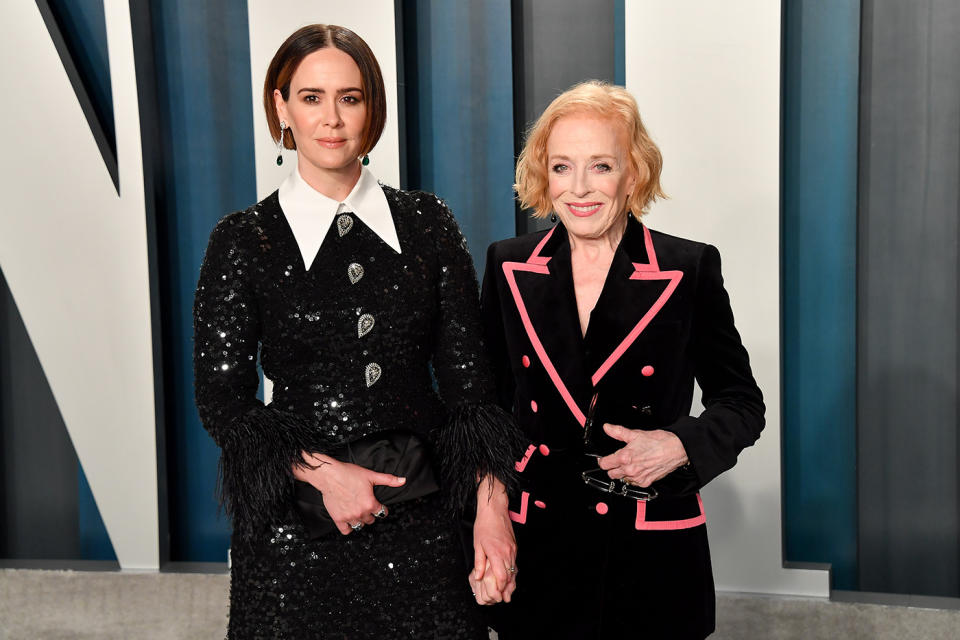 Sarah Paulson and partner Holland Taylor have a 32-year-old age gap and are perfectly happy together (Image: Getty Images)