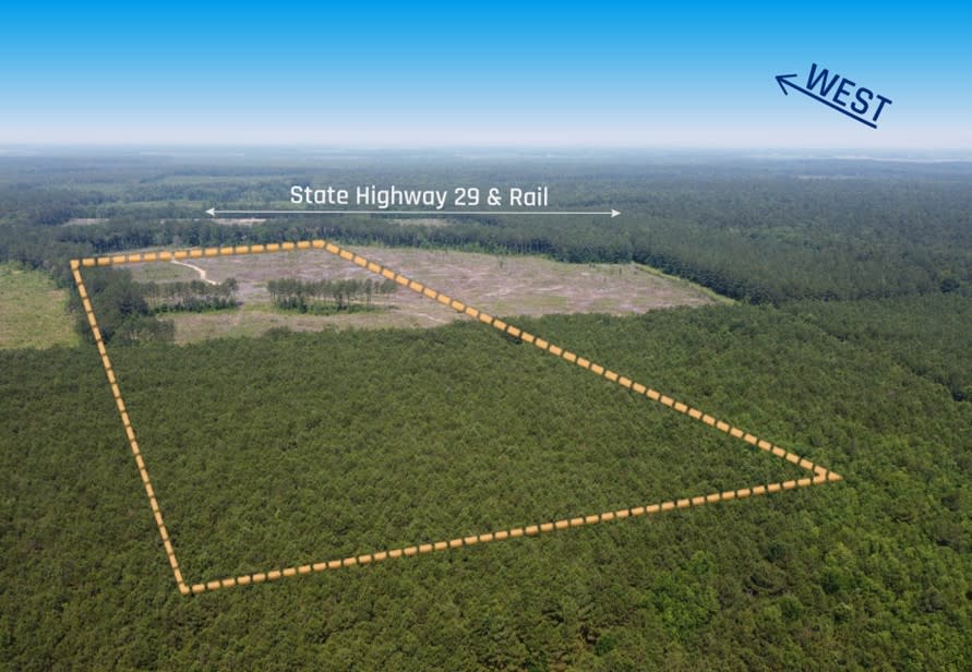 118-acre Land Purchase Bird’s Eye View