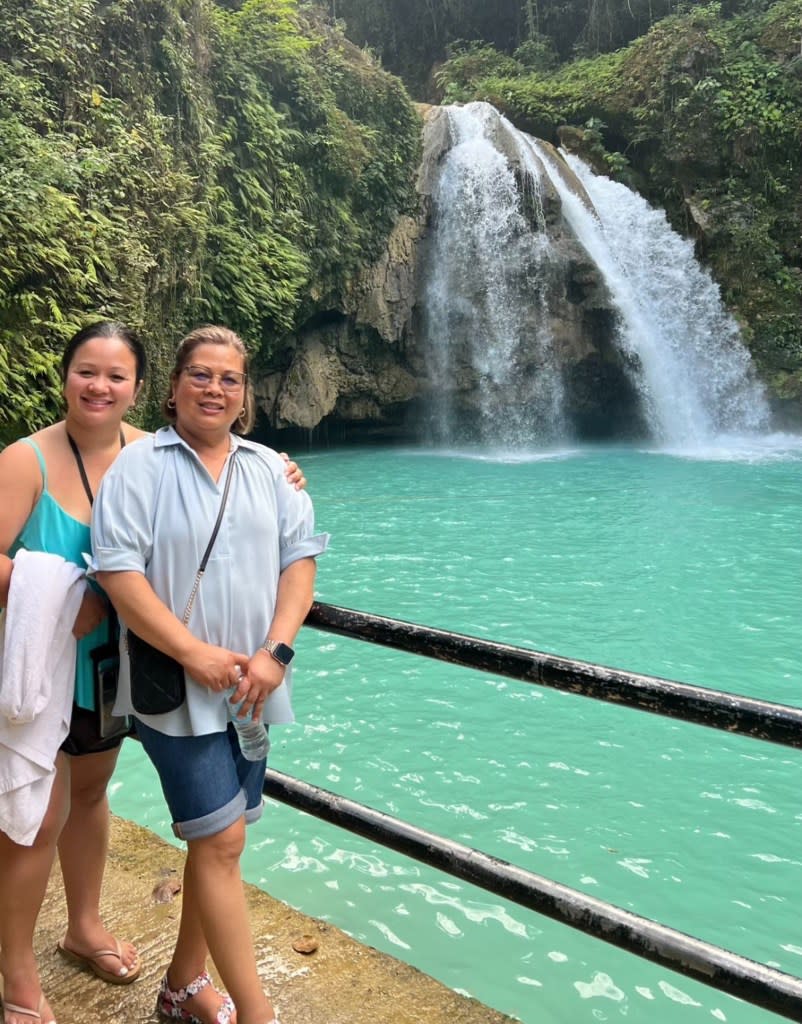 The mother and daughter went to the Philippines in February, and Bullicer plans to return in March. Courtesy NewYork-Presbyterian