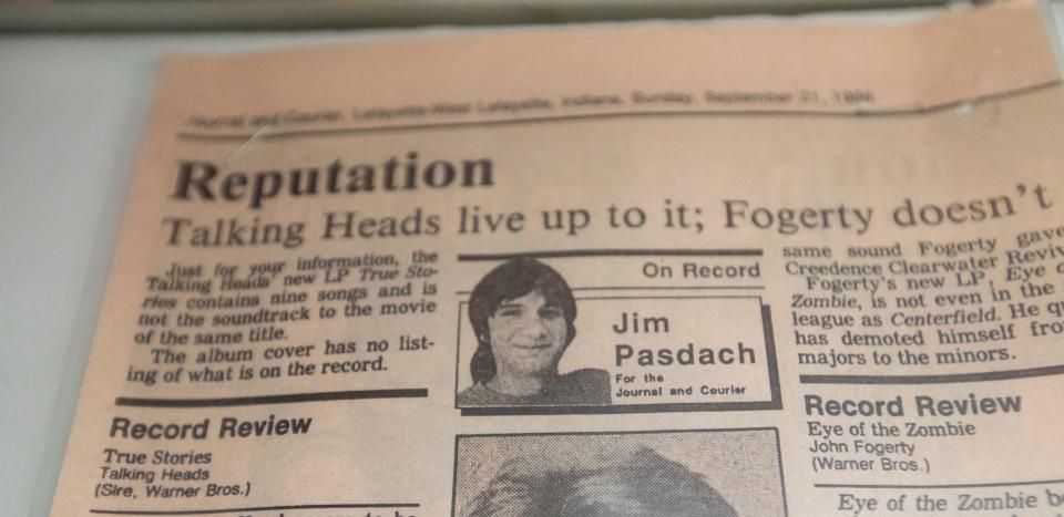 Jim Pasdach used to freelance for the Journal and Courier. Photo taken, Thursday, July 20, 2023, at JL Records in West Lafayette, Ind. 