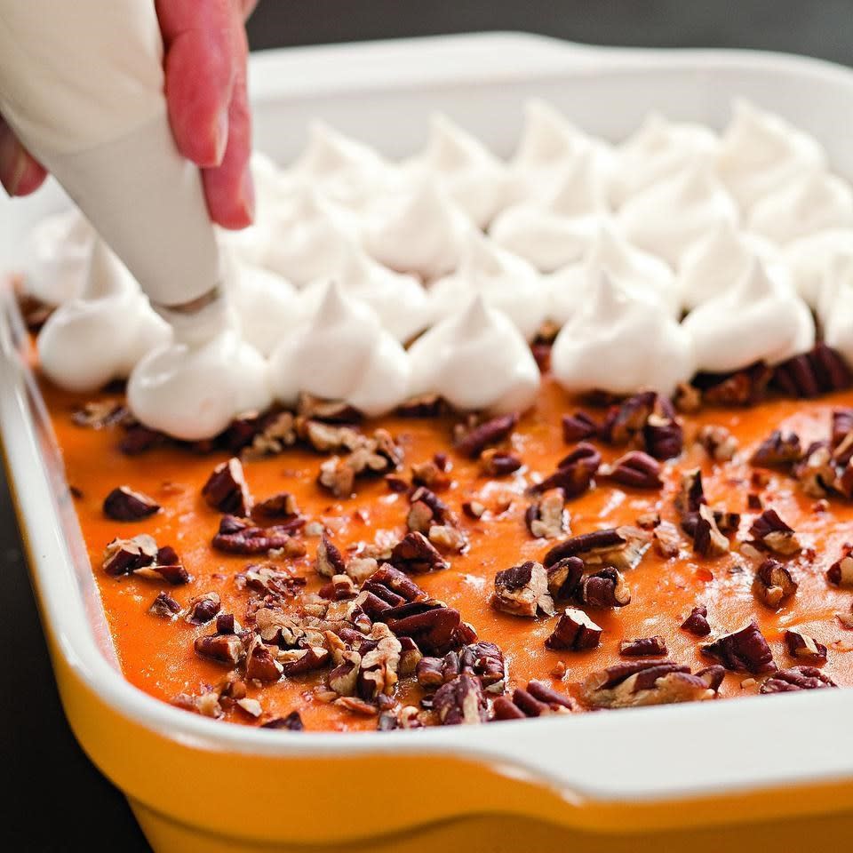 Meringue-Topped Sweet Potato Casserole