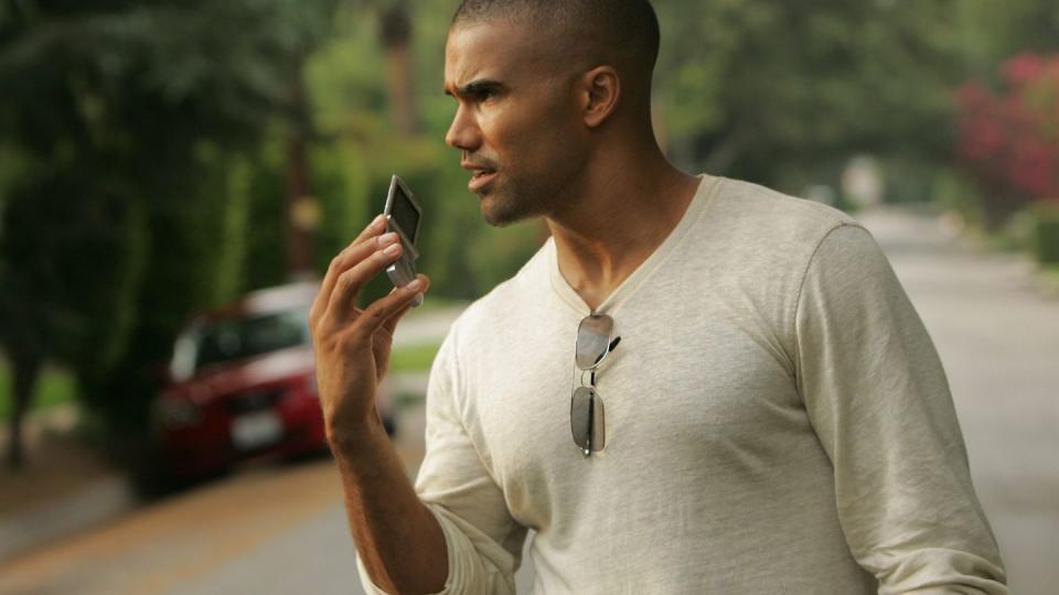 los angeles august 3 p911 shemar moore stars as special agent derek morgan on criminal minds scheduled to air on the cbs television network photo by cliff lipsoncbs photo archive via getty images