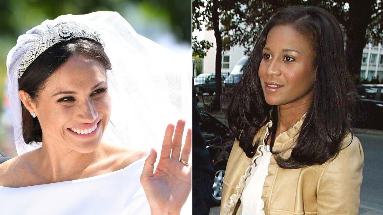 Meghan on wedding day split with Angela 