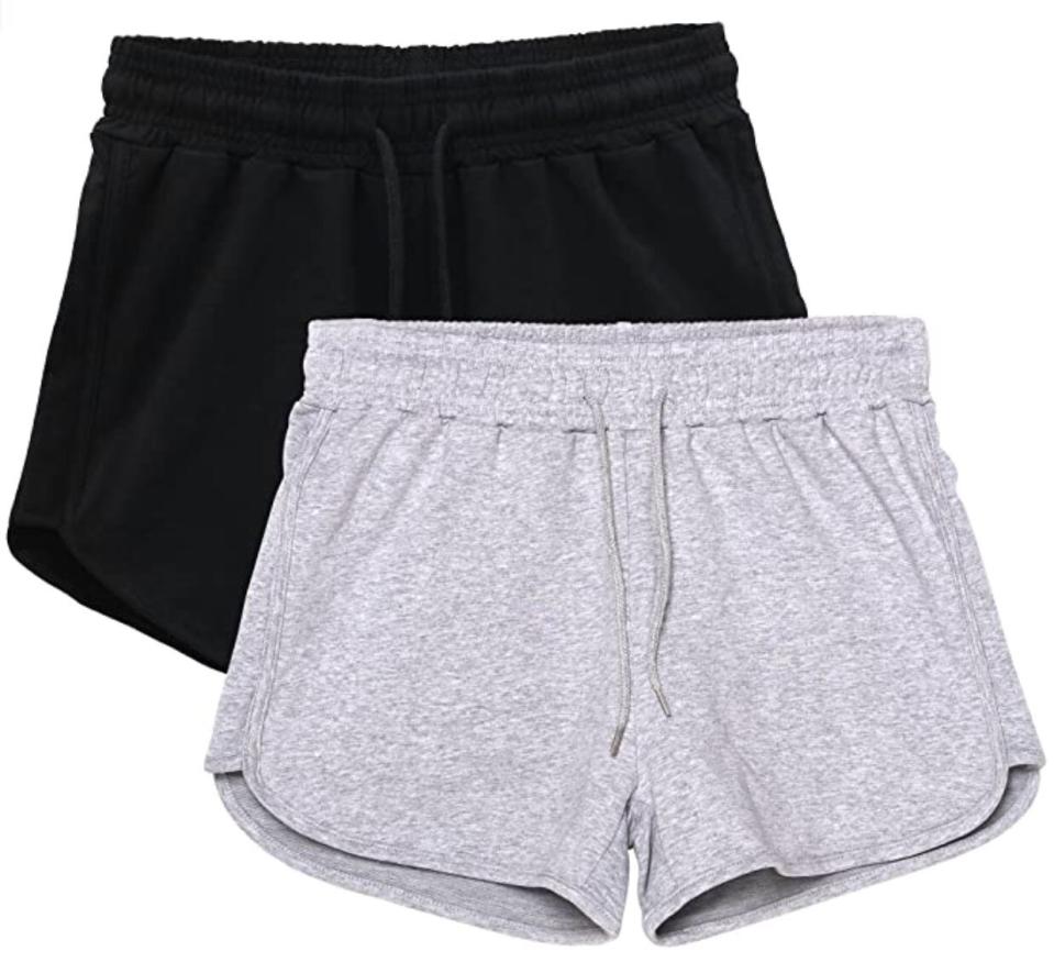 HBY Two-Pack Casual Sweat Shorts