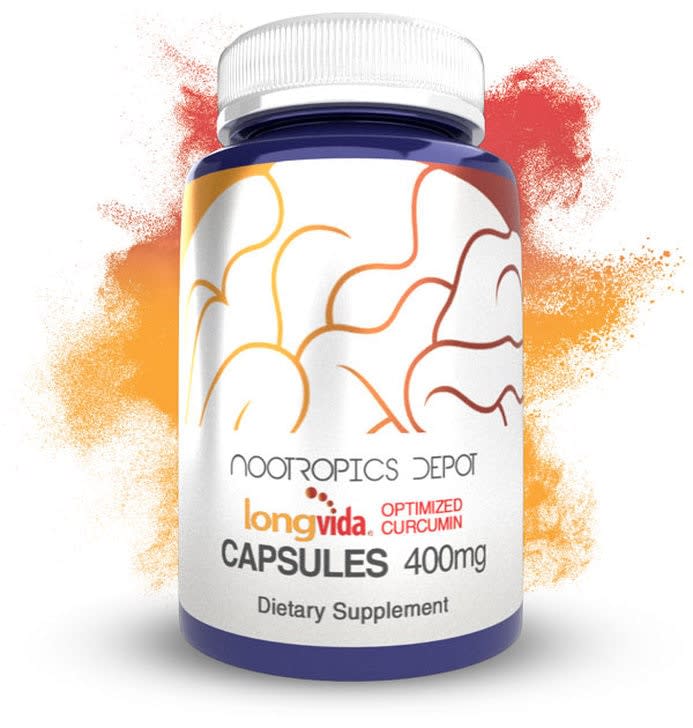 <p><a href="https://nootropicsdepot.com/longvida-curcumin-capsules/?gclid=Cj0KCQiA6t6ABhDMARIsAONIYyy7qB1VfgHawcjIEkCG6Meeiew2aeAnNvqrjZ380e-0Iwon0jF0BjsaAvLYEALw_wcB" rel="nofollow noopener" target="_blank" data-ylk="slk:Shop Now;elm:context_link;itc:0;sec:content-canvas" class="link ">Shop Now</a></p><p> Longvida Optimized Curcumin Capsules</p><p>$22.99</p><p>nootropicsdepot.com</p><span class="copyright">Product Shot Image</span>