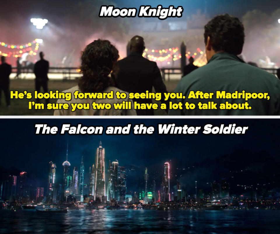 Moon Knight implying to Layla that she&#39;s been to Madripoor; the cityscape of Madripoor in The Falcon and the Winter Soldier