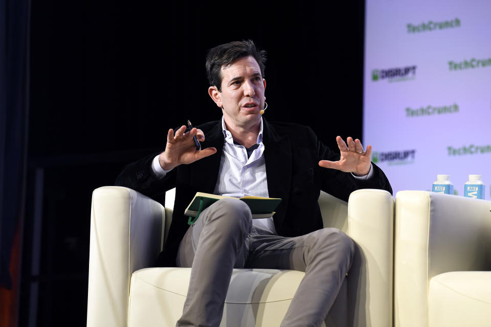 SAN FRANCISCO, CALIFORNIA - OCTOBER 03: Tusk Ventures Founder & CEO Bradley Tusk speaks onstage during TechCrunch Disrupt San Francisco 2019 at Moscone Convention Center on October 03, 2019 in San Francisco, California. (Photo by Steve Jennings/Getty Images for TechCrunch)