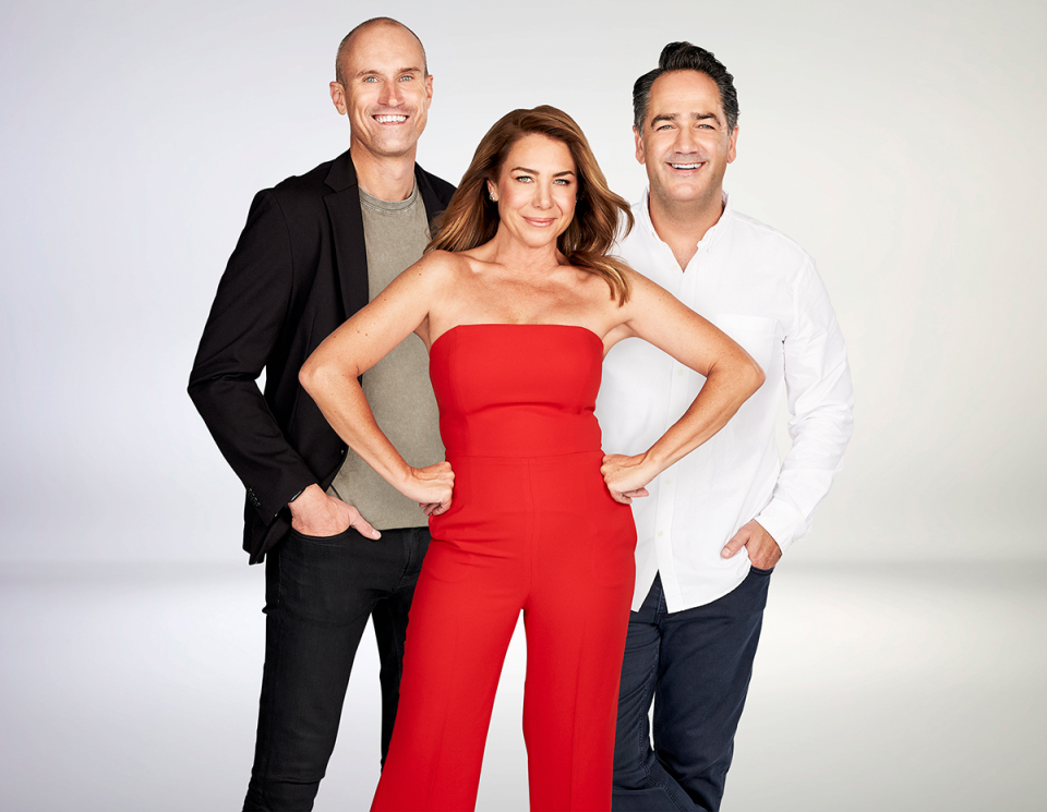 Fitzy & Wippa with Kate Ritchie.
