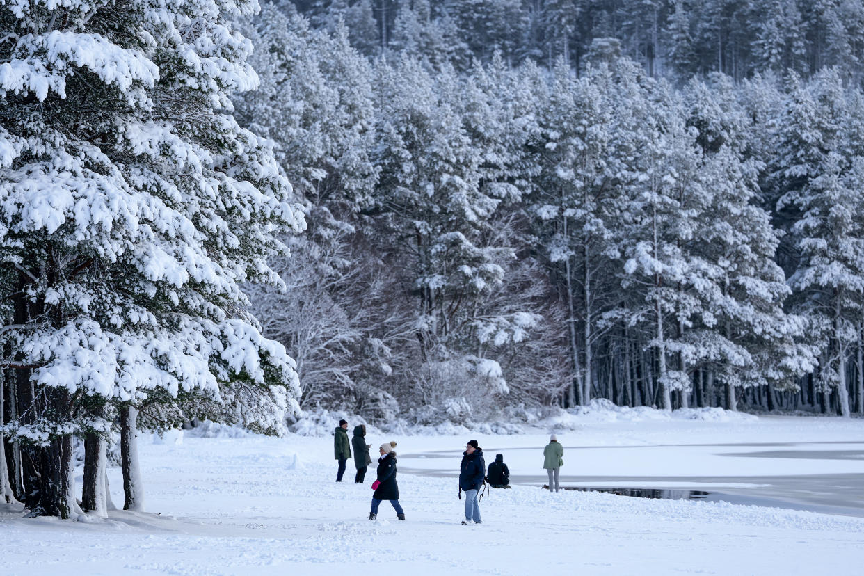 Snow is predicted in the UK next week. (Getty)