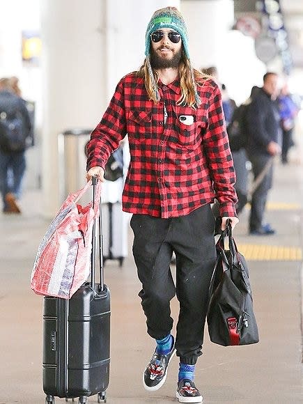 Nothing comes between a style rebel and his weird winter hat