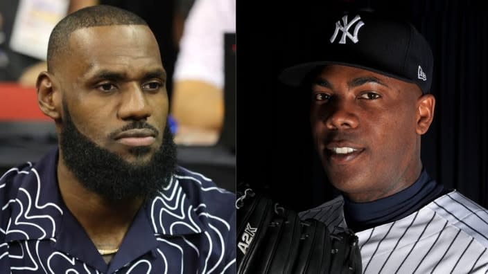 LeBron James, Aroldis Chapman impersonated on Twitter