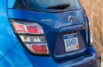 <p>The Sonic sedan dips to $16,295 with a manual transmission, but that's still more than the Yaris, <a rel="nofollow noopener" href="https://www.caranddriver.com/kia/rio" target="_blank" data-ylk="slk:Kia Rio;elm:context_link;itc:0;sec:content-canvas" class="link ">Kia Rio</a>, and <a rel="nofollow noopener" href="https://www.caranddriver.com/hyundai/accent" target="_blank" data-ylk="slk:Hyundai Accent;elm:context_link;itc:0;sec:content-canvas" class="link ">Hyundai Accent</a>, of which the latter two offer 10-year/100,000-mile warranties. None of these alternatives is much, if any, quicker than a Sonic, and none is quieter, but they're all fresher designs, and most are lighter and more entertaining to drive.</p>