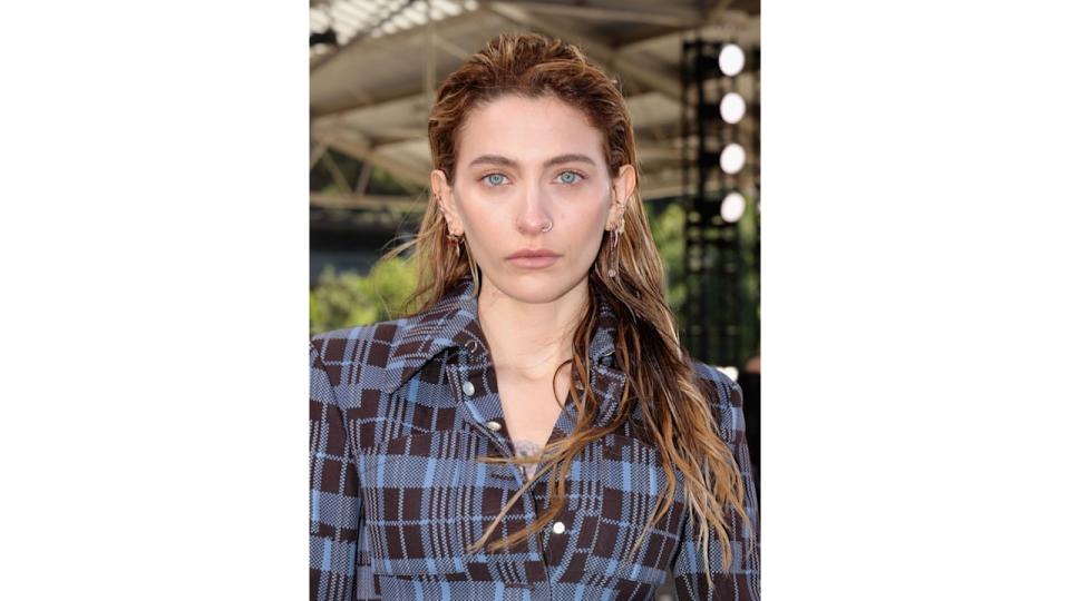 Paris Jackson attends the Off-White fashion show during the September 2024 New York Fashion Week on September 08, 2024 in New York City.